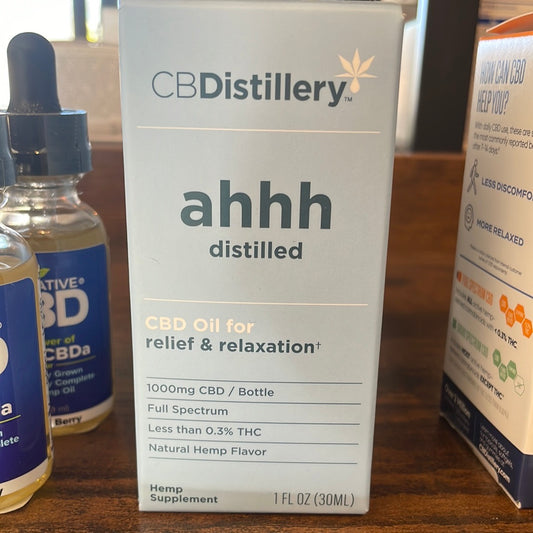 ahhh Distilled CBD Oil (Full Spec 1000mg)