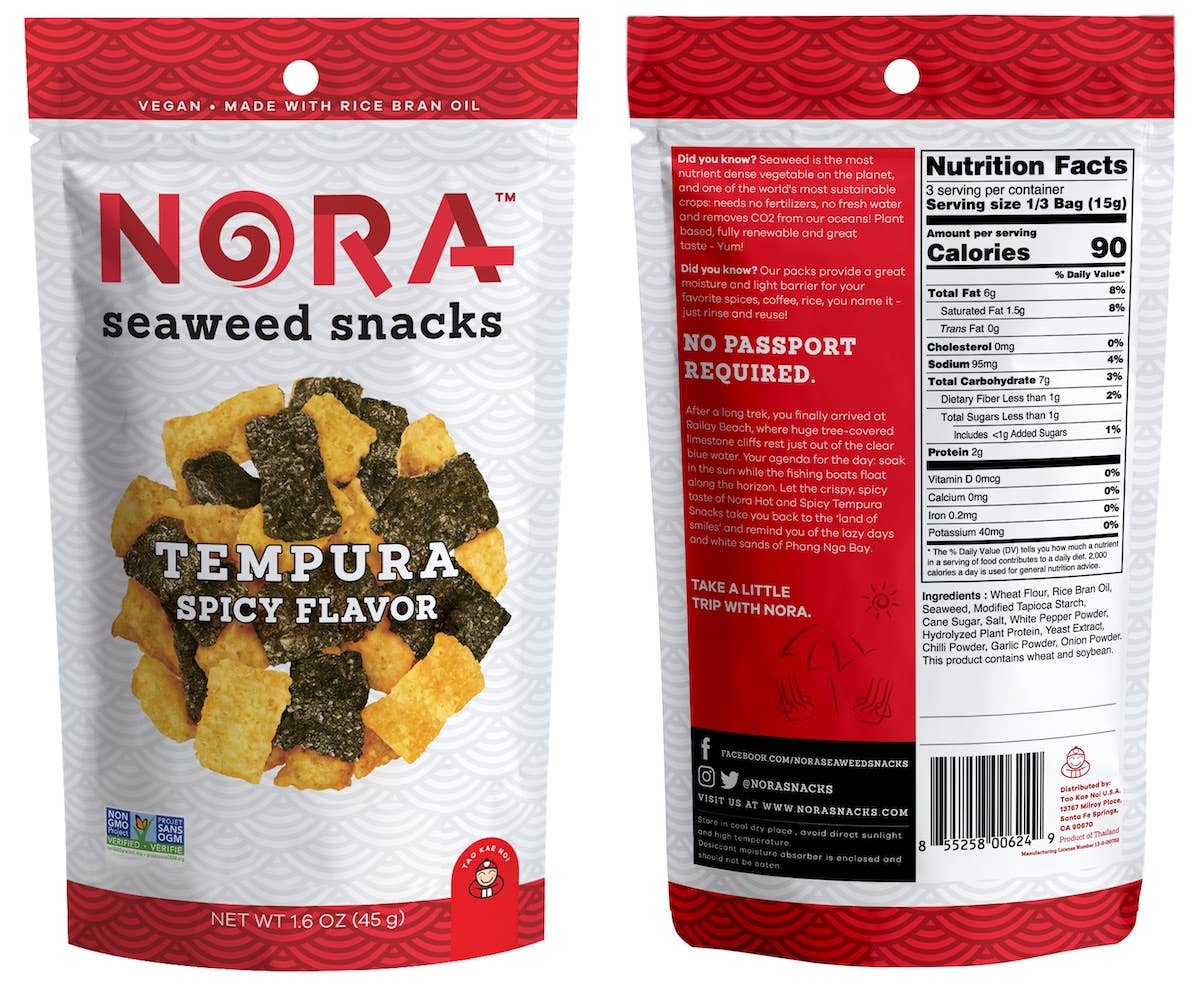 NORA Premium Seaweed Snacks