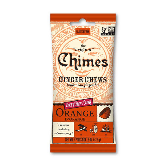 Chimes Orange Ginger Chews Candy - 1.5 oz Bag