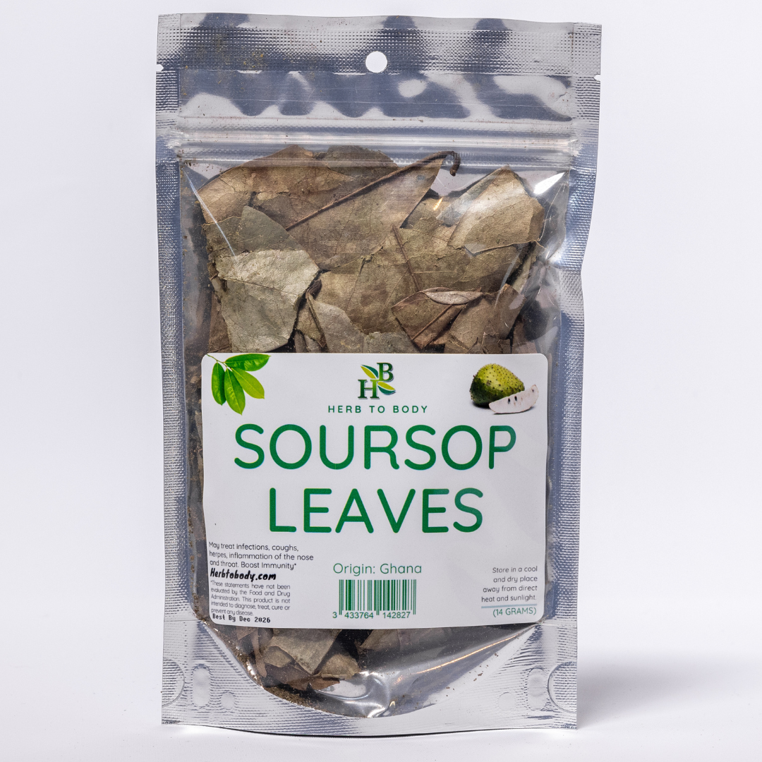 Soursop Leaf 14 Grams  - Approximately 50 leaves