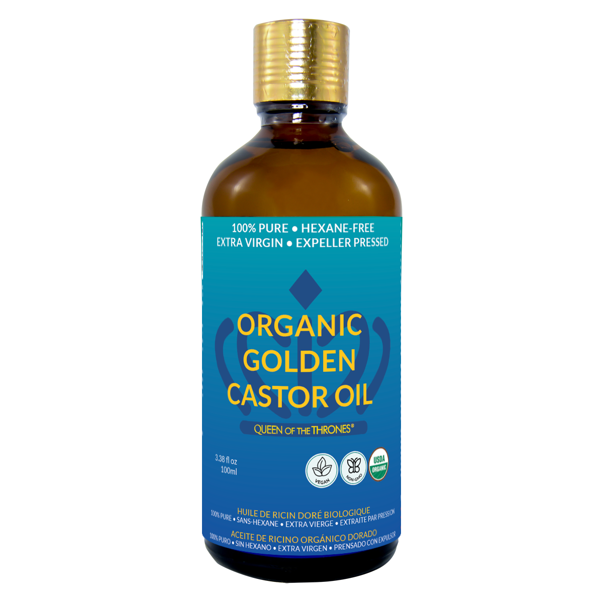 Organic Castor Oil 3.38oz