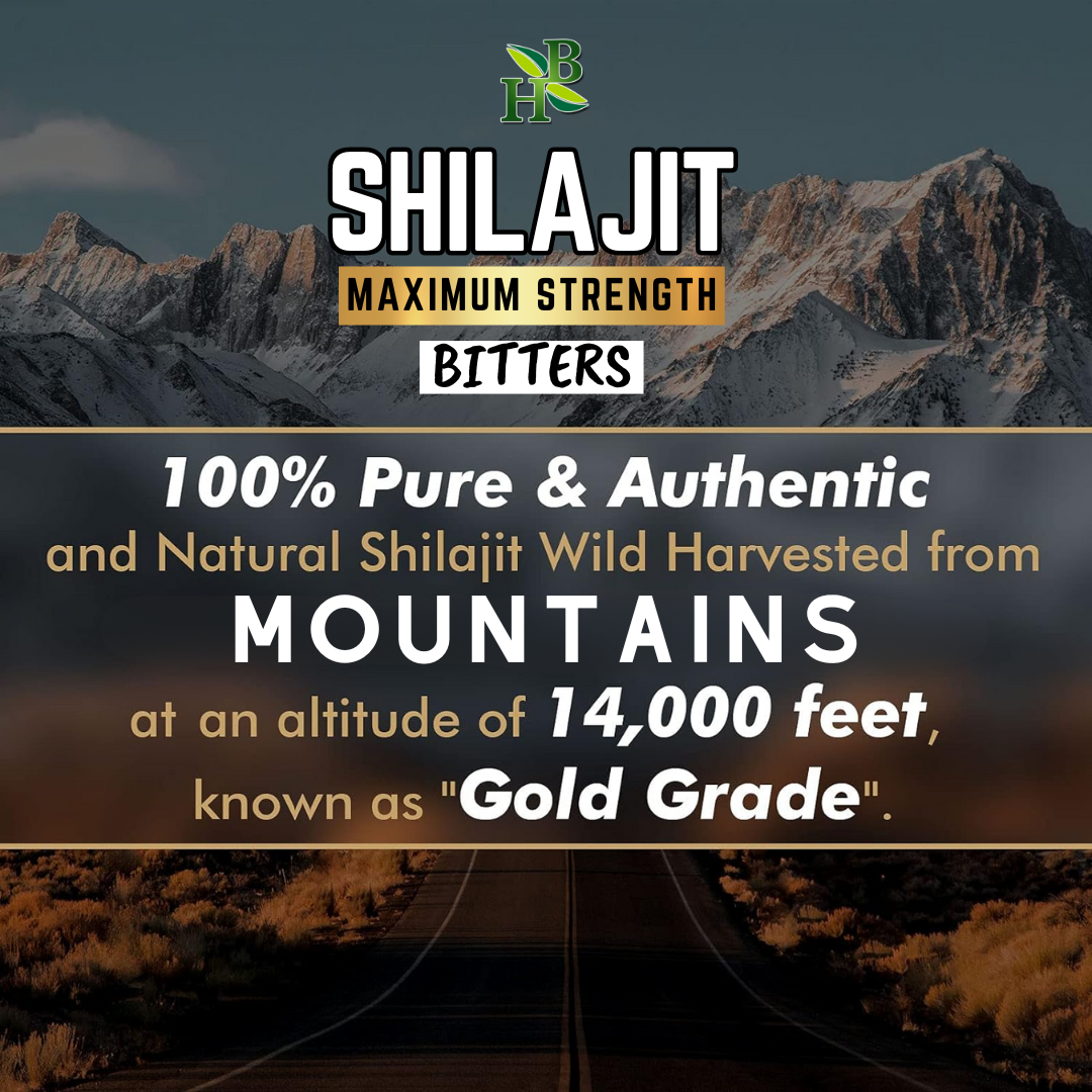 Shilajit Bitter | 16oz Wildcrafted Herbal Tonic