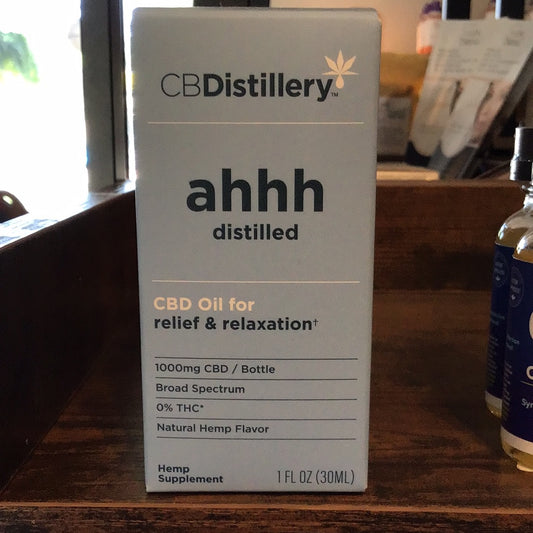 Ahhh Distilled CBD Oil (Broad Spec-1000mg)