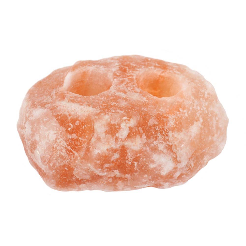 Pink Himalayan Salt Tealight Candle Holder