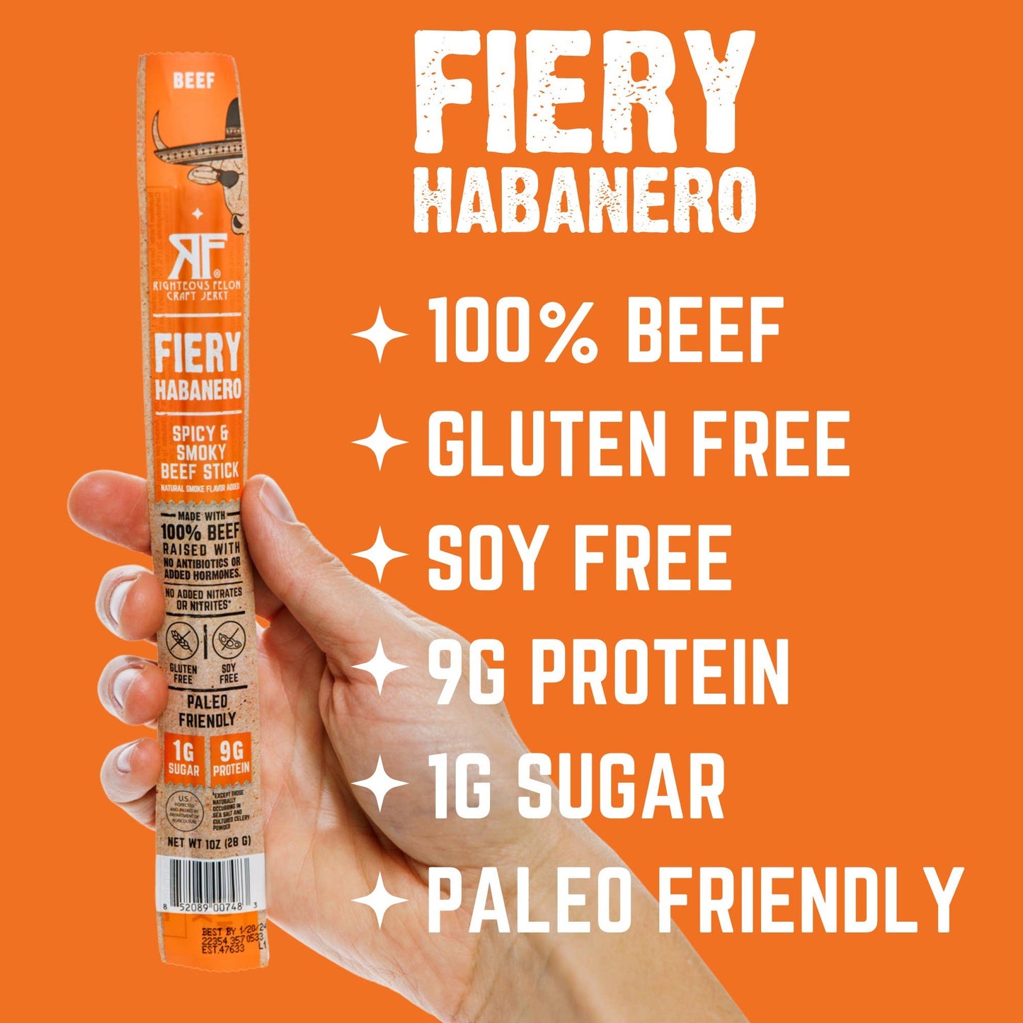 Fiery Habanero Beef Stick