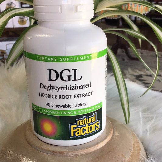 DGL Chewable 400 mg Deglycyrrhizinated Licorice Extract 10:1