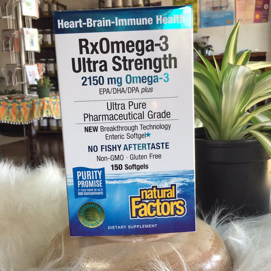 RxOmega-3 Ultra Strength 2,150 mg EPA/DHA/DPA Enteripure® (150)