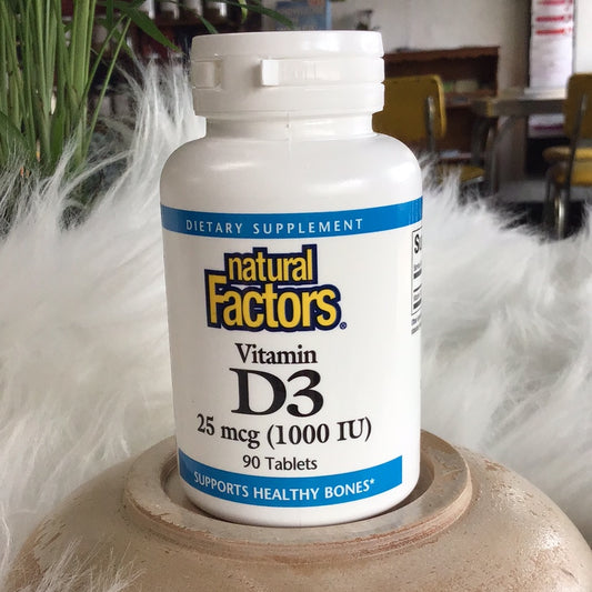 Vitamin D3 25 mcg (1,000 IU)