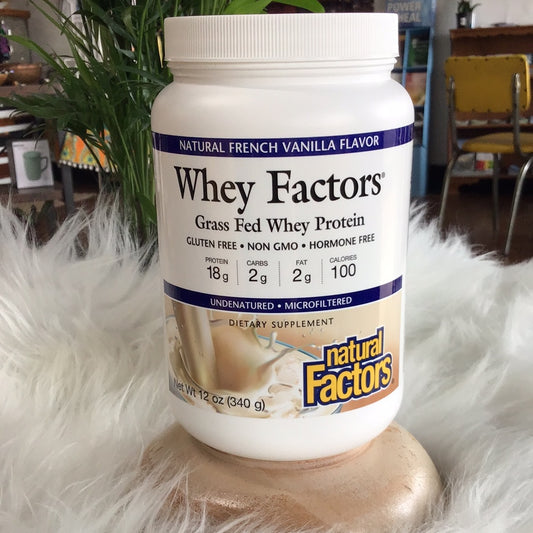 Whey Factors® Grass Fed Whey Protein Powder – French Vanilla