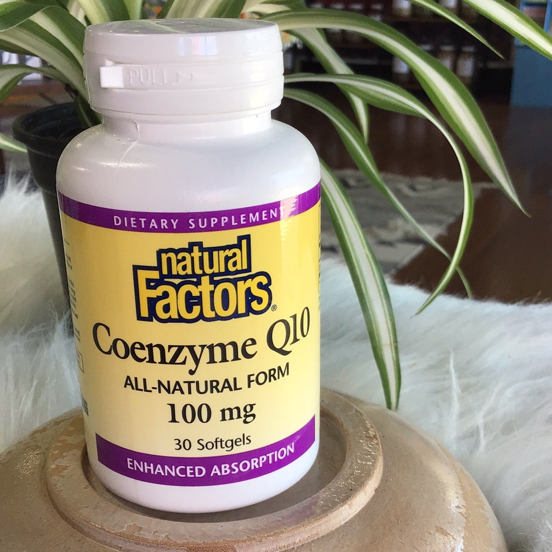 Coenzyme Q10 100 mg in a base of rice bran oil