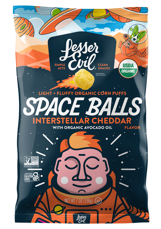 Space Balls, Interstellar Cheddar, 7oz