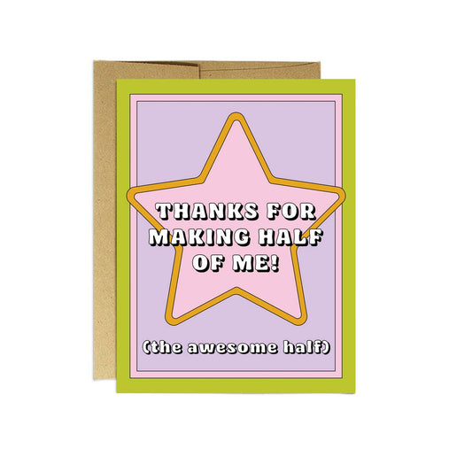 Awesome Half of Me | Mother's Day Card